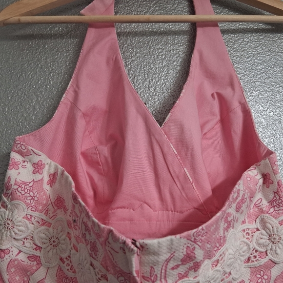 Lilly Pulitzer Run For Roses White Label Halter Top    Size 10 - Picture 10 of 12